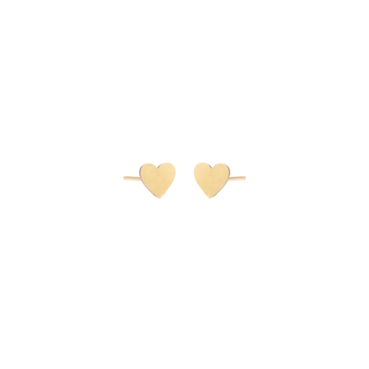 14k Midi Bitty Heart Stud sold by Zoe Chicco product image thumbnail 2