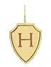 14k Initial Shield Charm Pendant sold by Zoe Chicco product image thumbnail 2