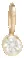 14k White Diamond Charm Pendant sold by Zoe Chicco product image thumbnail 2
