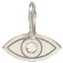 14k Midi Bitty Diamond Evil Eye Charm sold by Zoe Chicco product image thumbnail 4