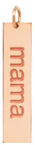 14k Nameplate Charm Pendant sold by Zoe Chicco product image thumbnail 3