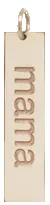 14k Nameplate Charm Pendant sold by Zoe Chicco product image thumbnail 4