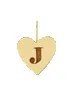 14k Initial Heart Charm sold by Zoe Chicco product image thumbnail 2