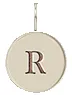 14k Small Engraved Initial Disc Charm Pendant sold by Zoe Chicco product image thumbnail 4