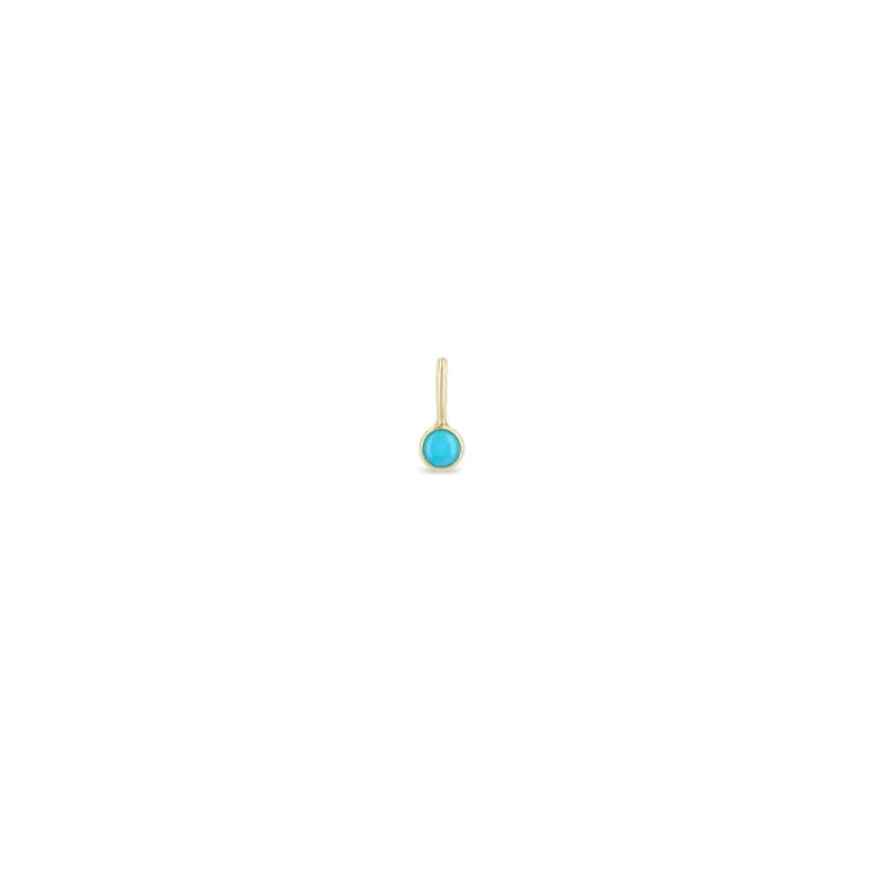 14k Turquoise Charm Pendant sold by Zoe Chicco