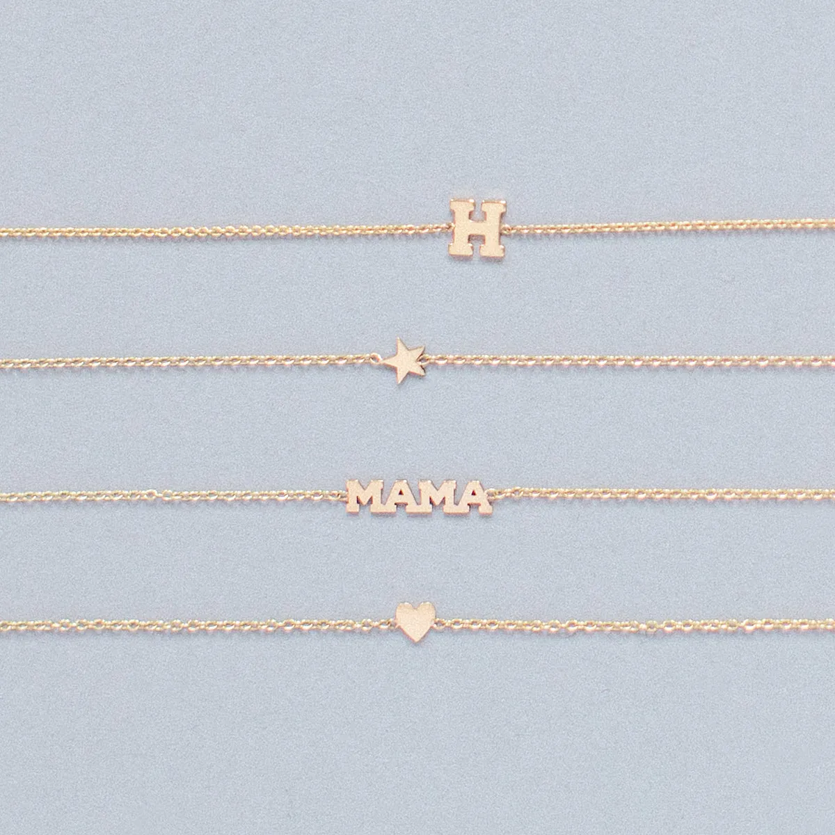 14k Itty Bitty Star Bracelet sold by Zoe Chicco product image thumbnail 3