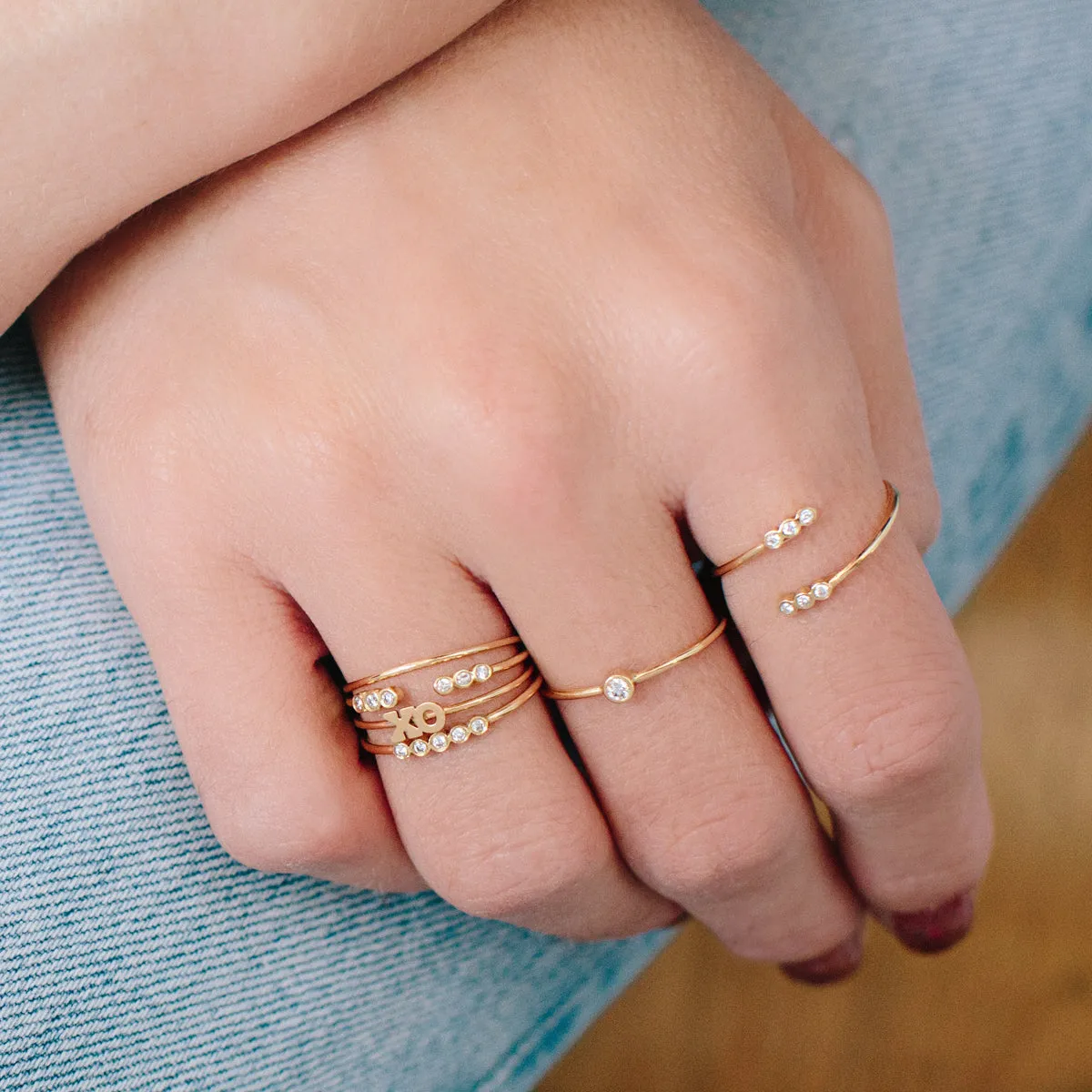 14k Gold Rounded Band Ring sold by Zoe Chicco product image thumbnail 5