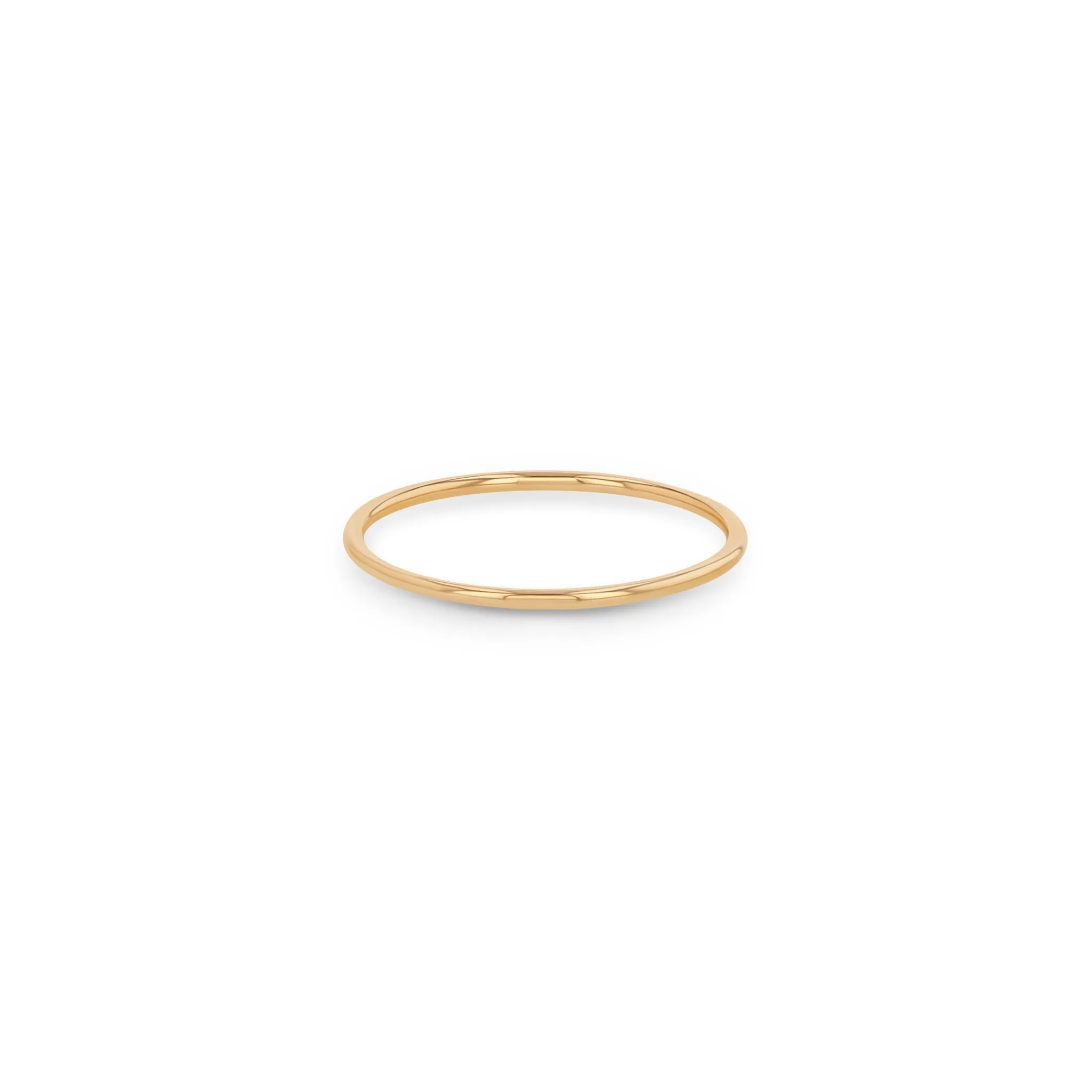 14k Gold Rounded Band Ring sold by Zoe Chicco product image thumbnail 3
