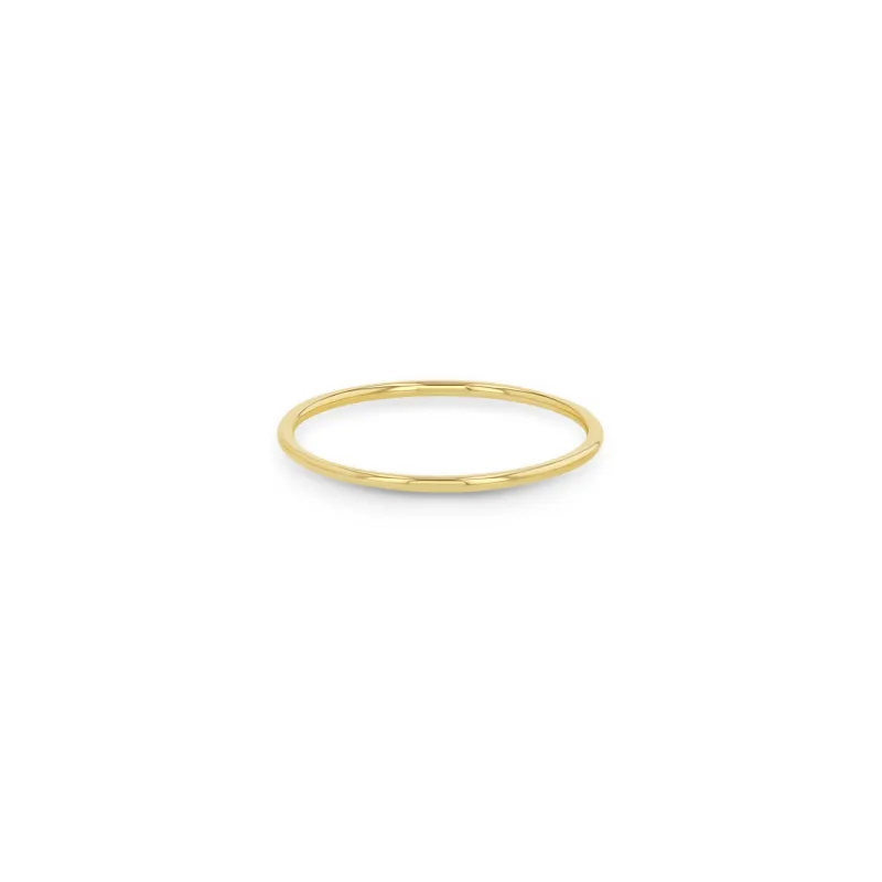 14k Gold Rounded Band Ring sold by Zoe Chicco