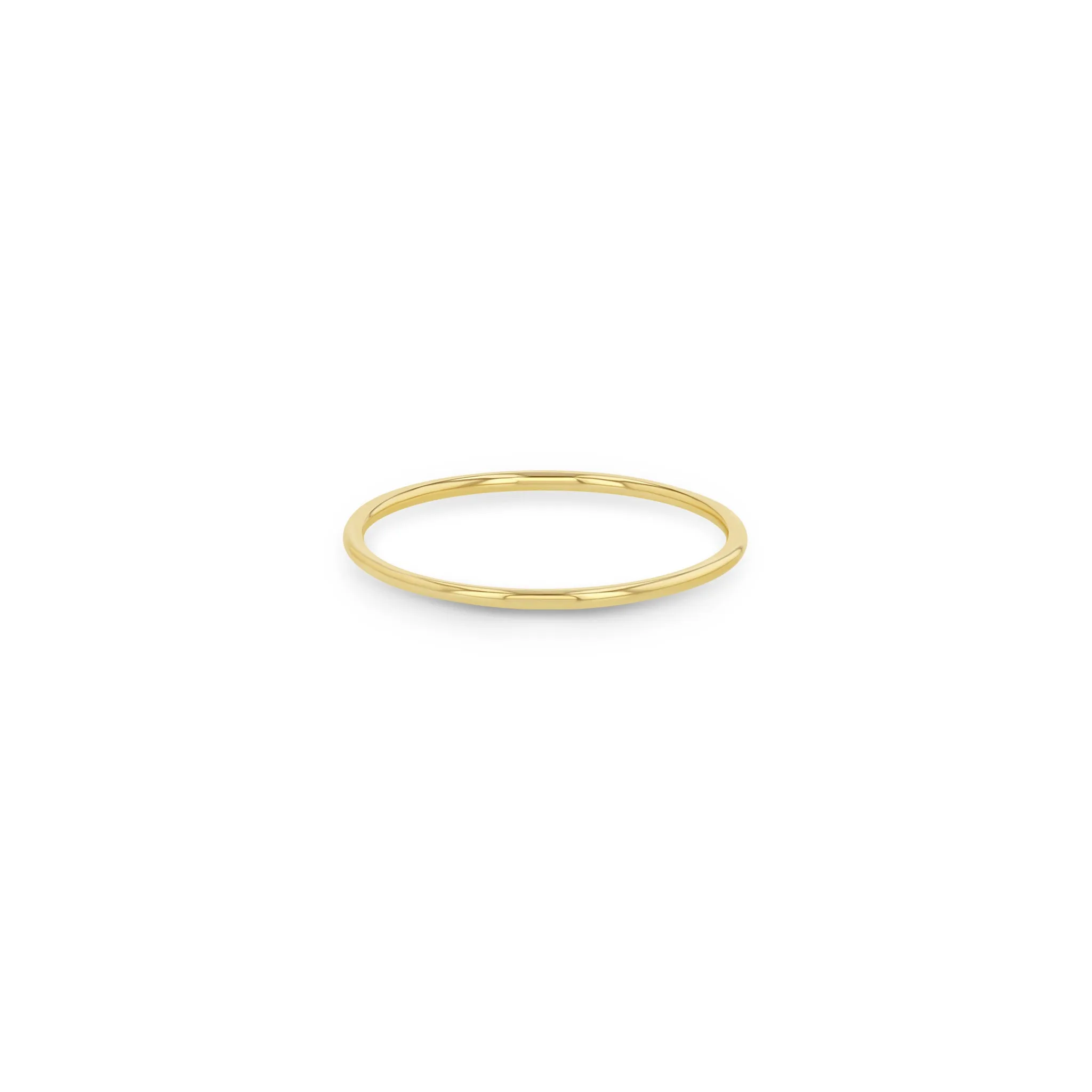 14k Gold Rounded Band Ring sold by Zoe Chicco