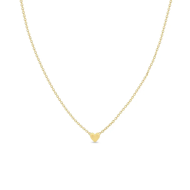 14k Itty Bitty Heart Necklace sold by Zoe Chicco