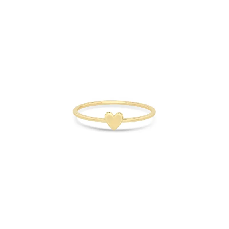 14k Itty Bitty Heart Ring sold by Zoe Chicco