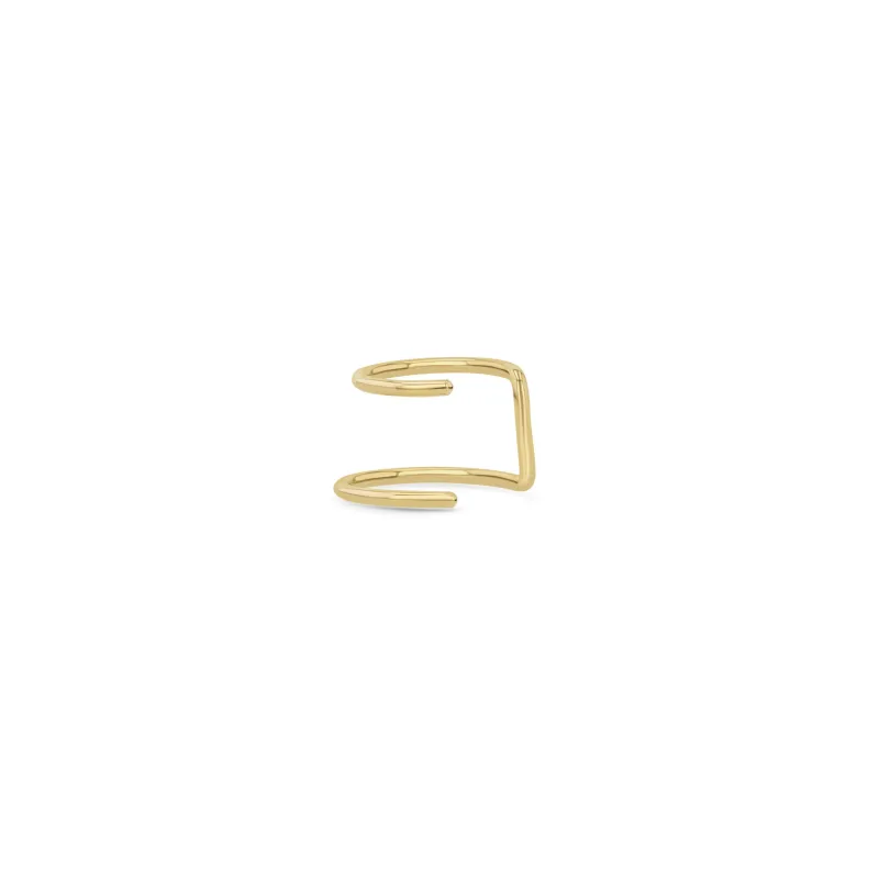 14k Double Ear Cuff sold by Zoe Chicco