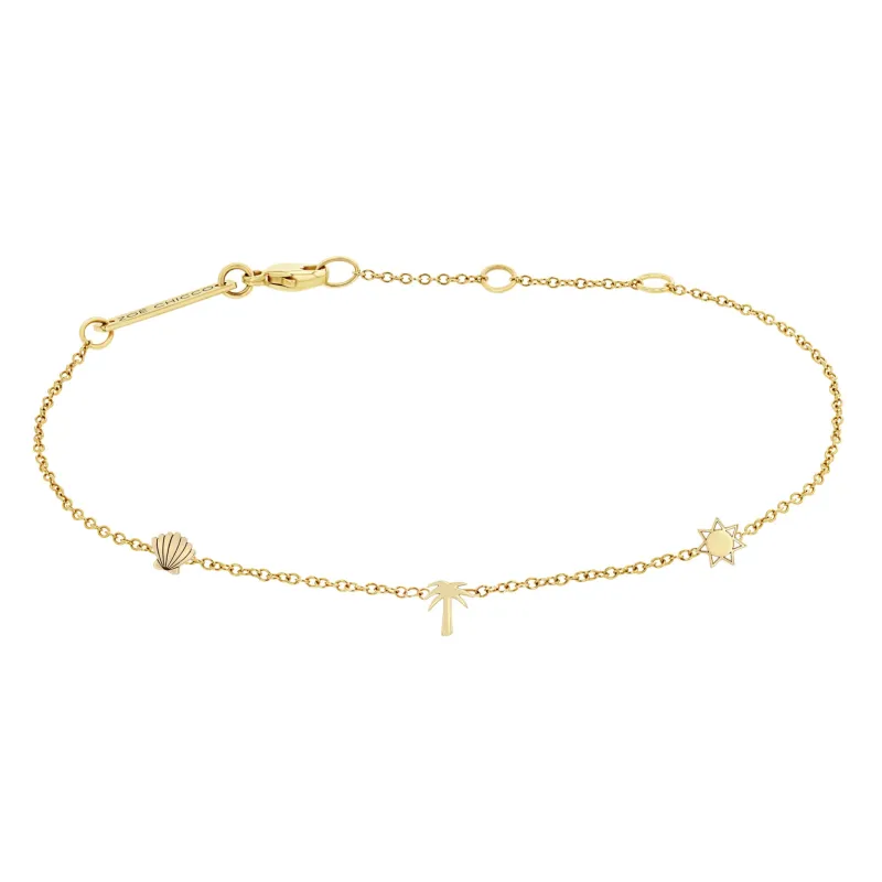 14k Itty Bitty Beach Station Bracelet - SALE sold by Zoe Chicco