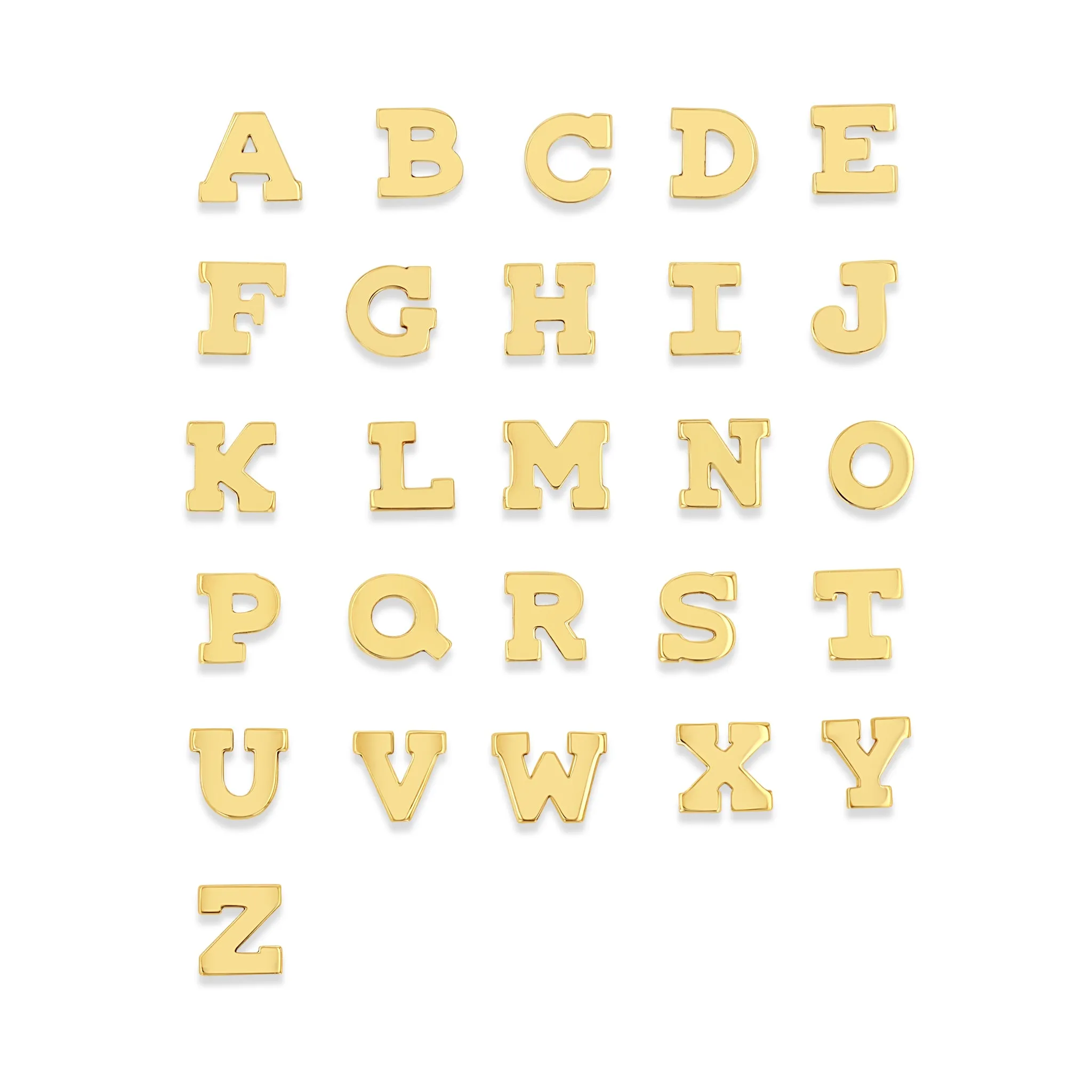 14k Gold Initial Letter Necklace - SALE sold by Zoe Chicco product image thumbnail 4