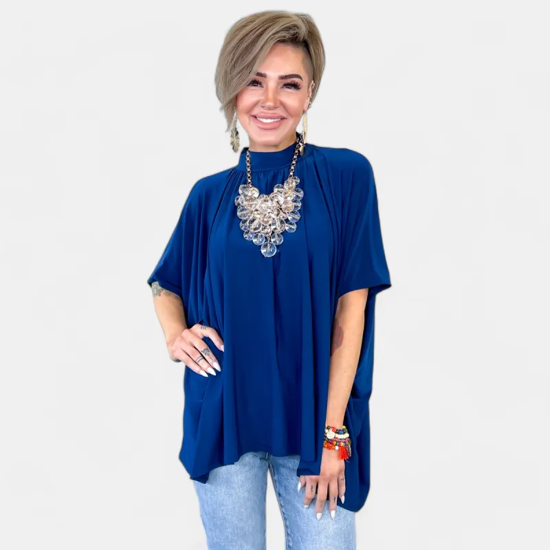 Navy City Gal Top [NO RETURNS] sold by ZZs