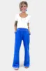 Blue Wide Leg Lounge Pants sold by ZZs