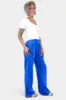 Blue Wide Leg Lounge Pants sold by ZZs