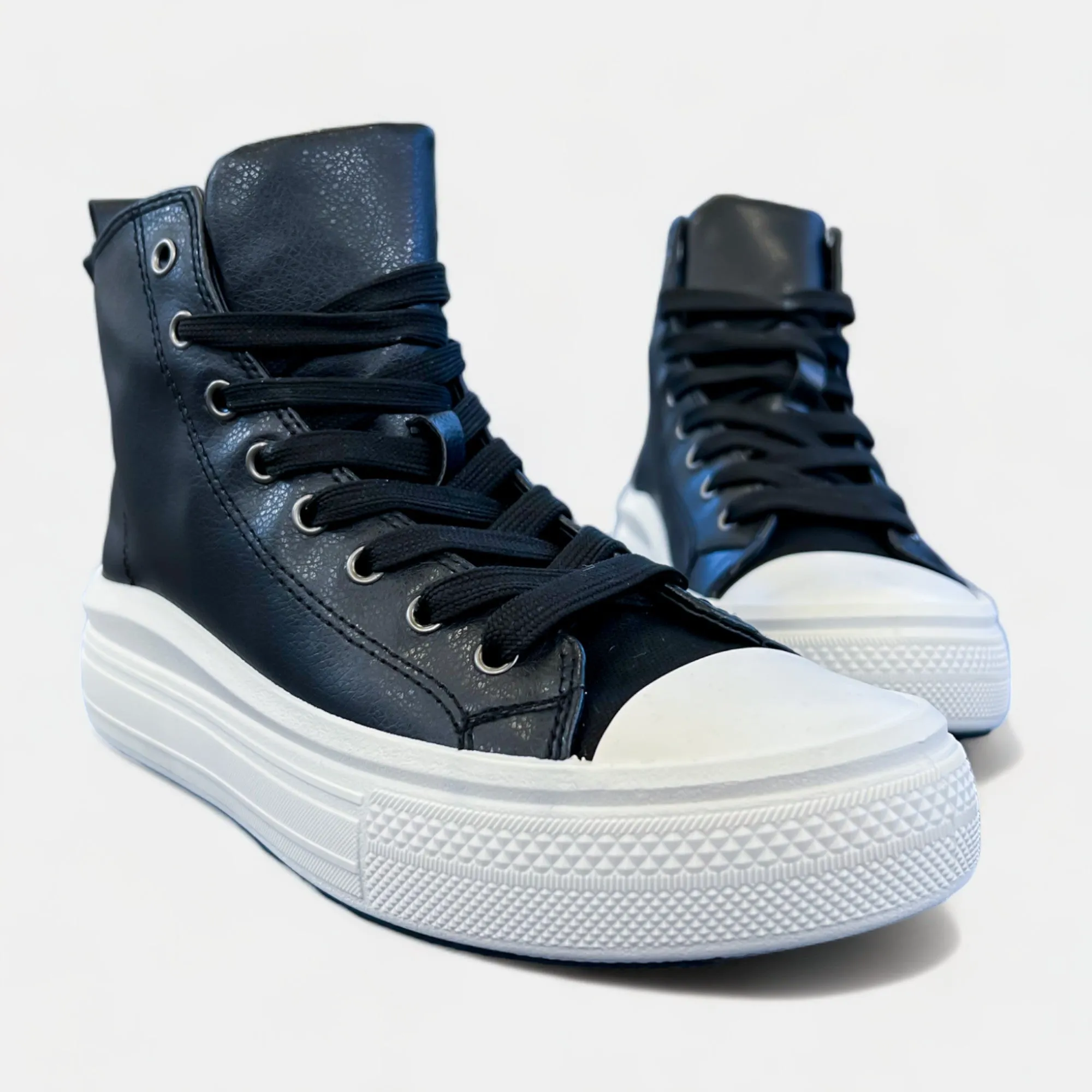 Black High Top Sneakers sold by ZZs product image thumbnail 3