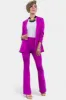 Magenta High Waisted Flare Pants [NO RETURNS] sold by ZZs