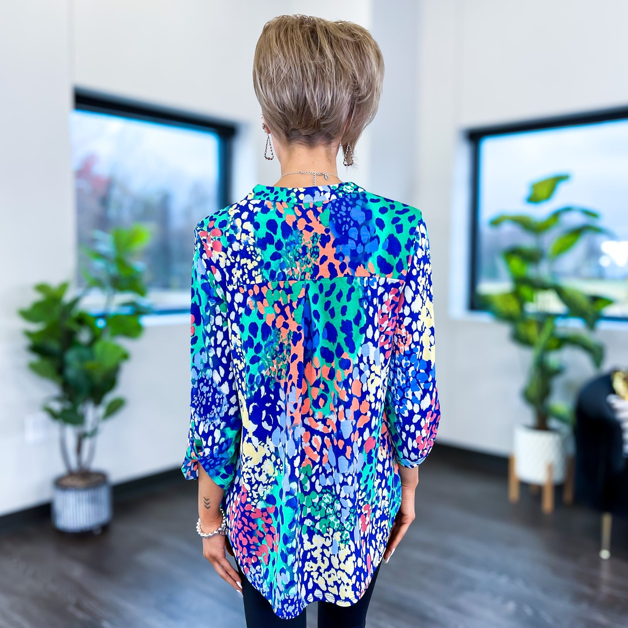 Blue Multi Animal Lizzy Top sold by ZZs product image thumbnail 4