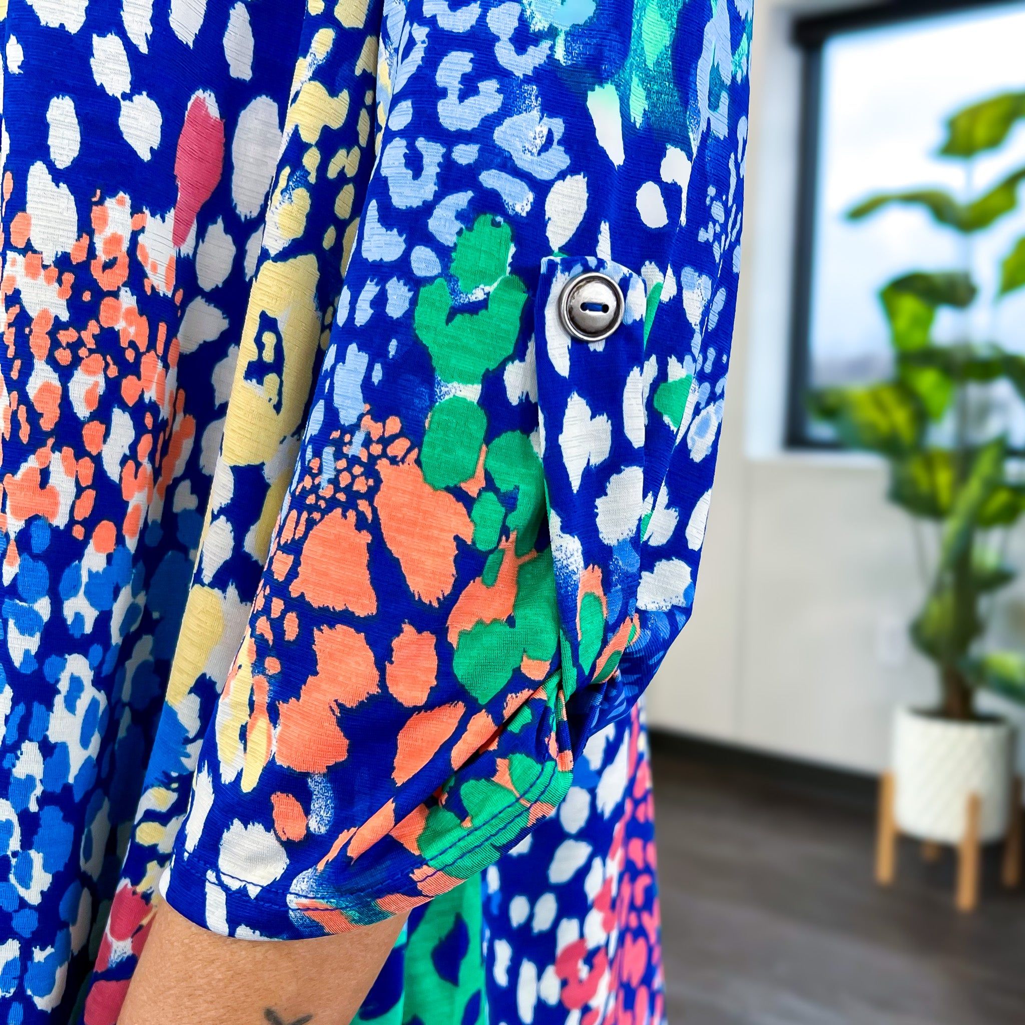 Blue Multi Animal Lizzy Top sold by ZZs product image thumbnail 3