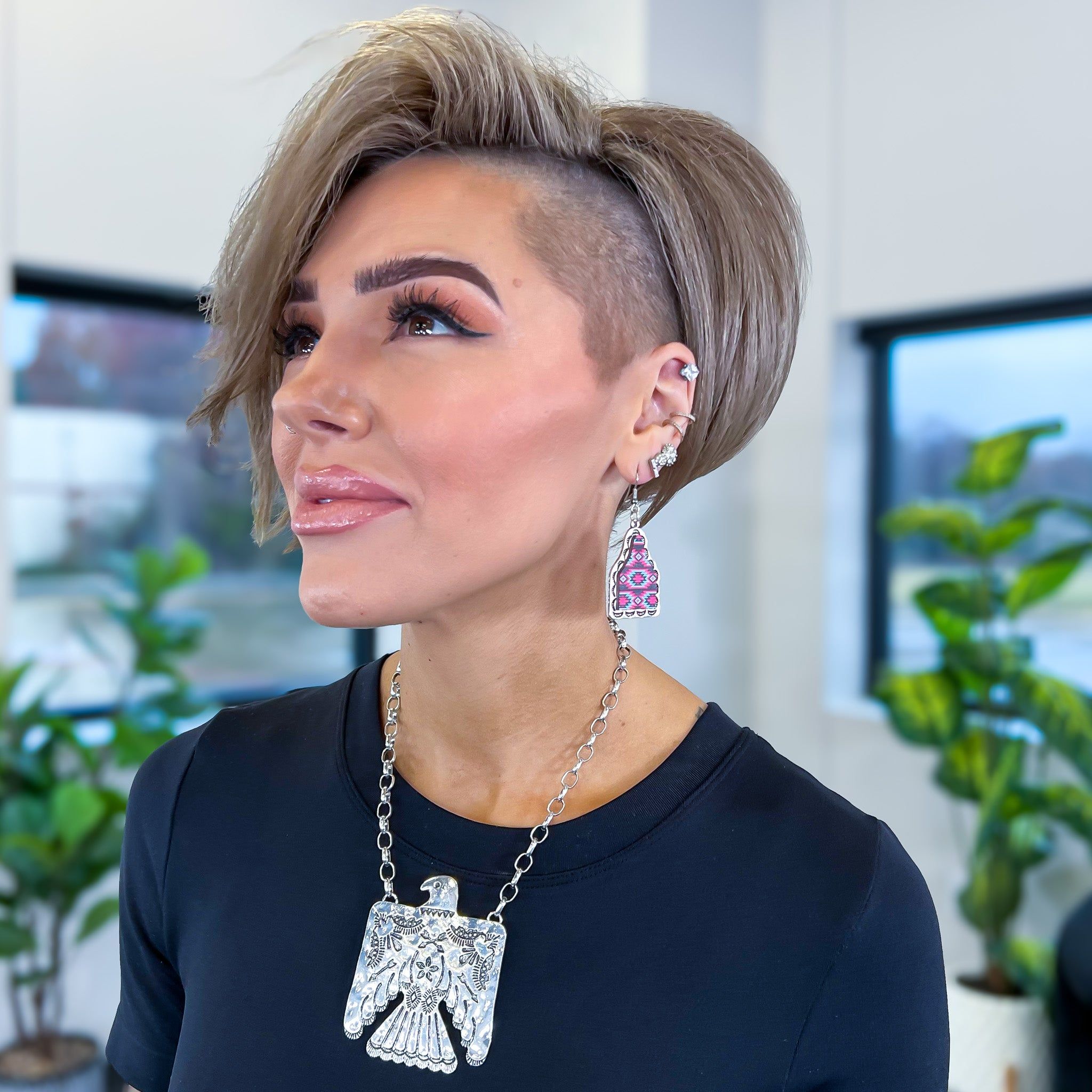 Western Navajo Wood Earrings sold by ZZs product image thumbnail 4