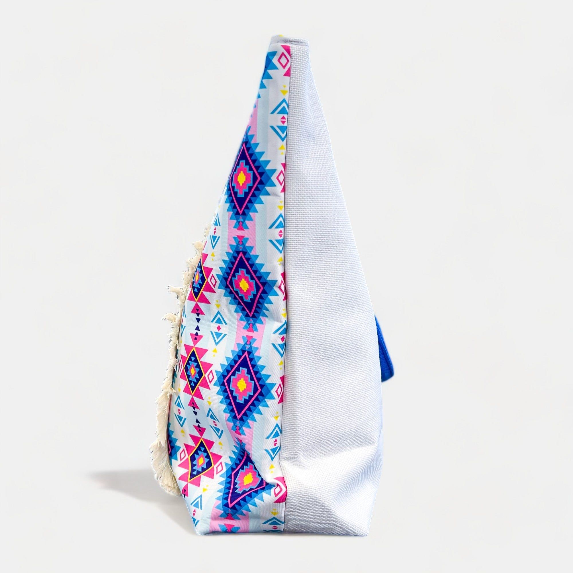 Blue Boho Fringe Tote Bag sold by ZZs product image thumbnail 4