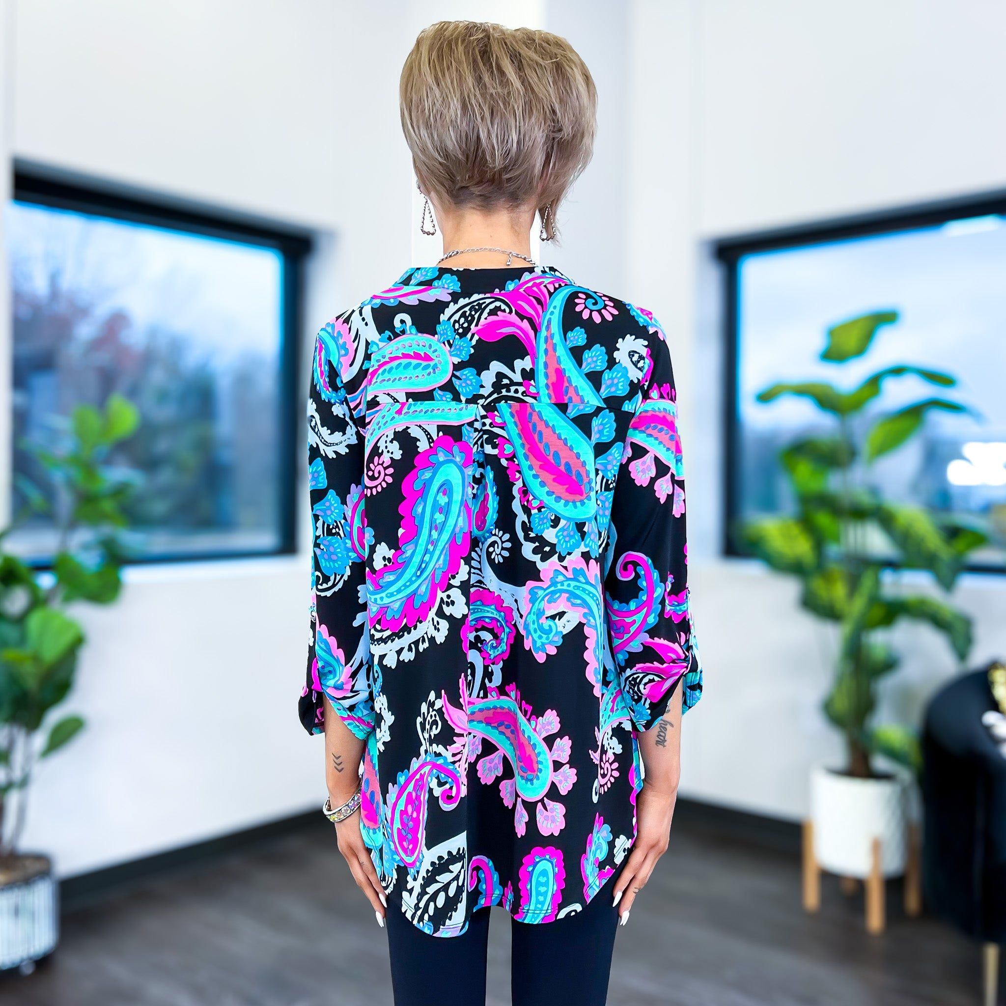 Black Paisley Lizzy Top sold by ZZs product image thumbnail 5