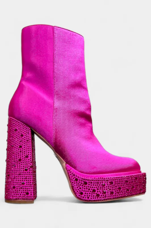 Fuchsia Cindy Platform Boots sold by ZZs