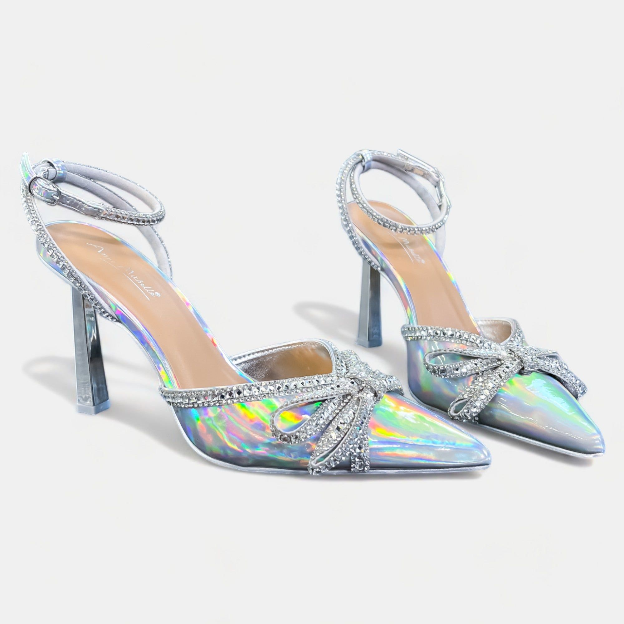 Silver Metallic Cadence Heels sold by ZZs product image thumbnail 5