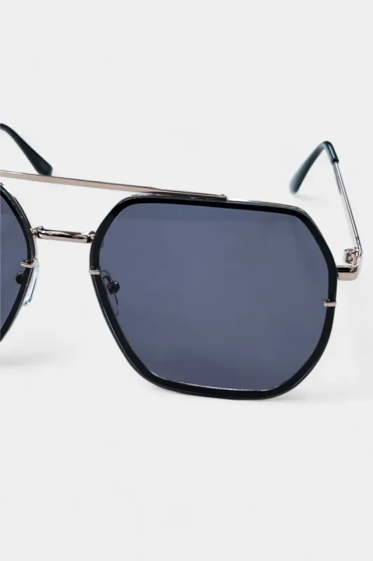 Black & Gold Brow Bar Sunglasses sold by ZZs
