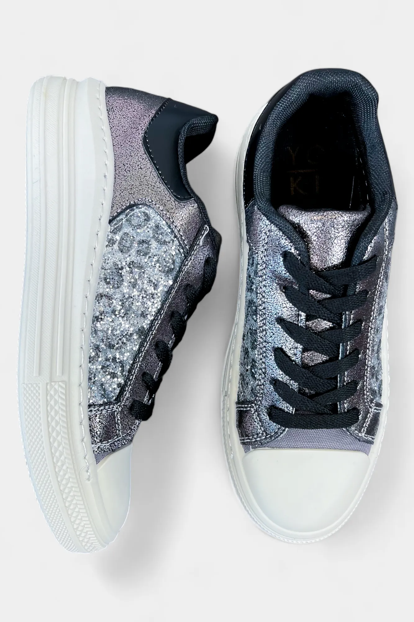 Pewter Leopard Sneakers sold by ZZs product image thumbnail 2