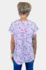 Lavender Floral Lizzy Short Sleeve Top sold by ZZs