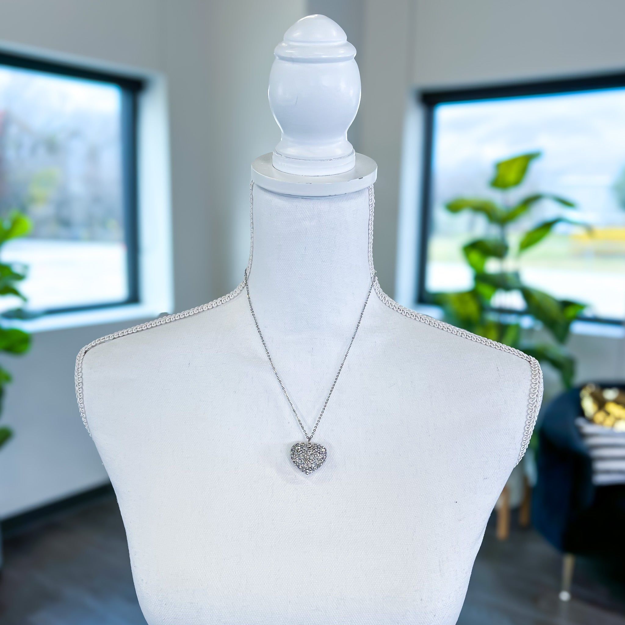 ◆STONEHENgE◆ Silver Heart Long Necklace SC25A30J ◇STONEHENgE◇ Silver Heart Long Necklace SC25A30J Untamable