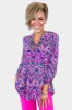 Multi Abstract Lizzy Top sold by ZZs