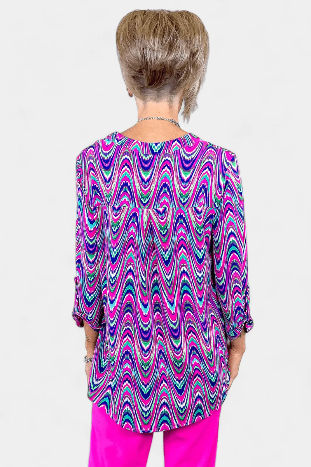Multi Abstract Lizzy Top sold by ZZs product image thumbnail 5