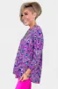 Multi Abstract Lizzy Top sold by ZZs