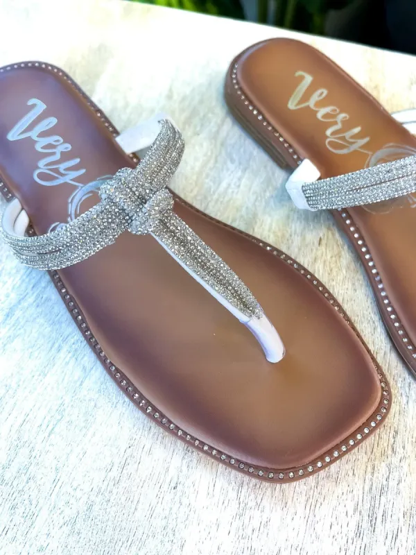 Silver Fifi Sandals [NO RETURNS] sold by ZZs