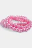 Pink Pearl Stretch Bracelets sold by ZZs
