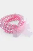 Pink Pearl Stretch Bracelets sold by ZZs