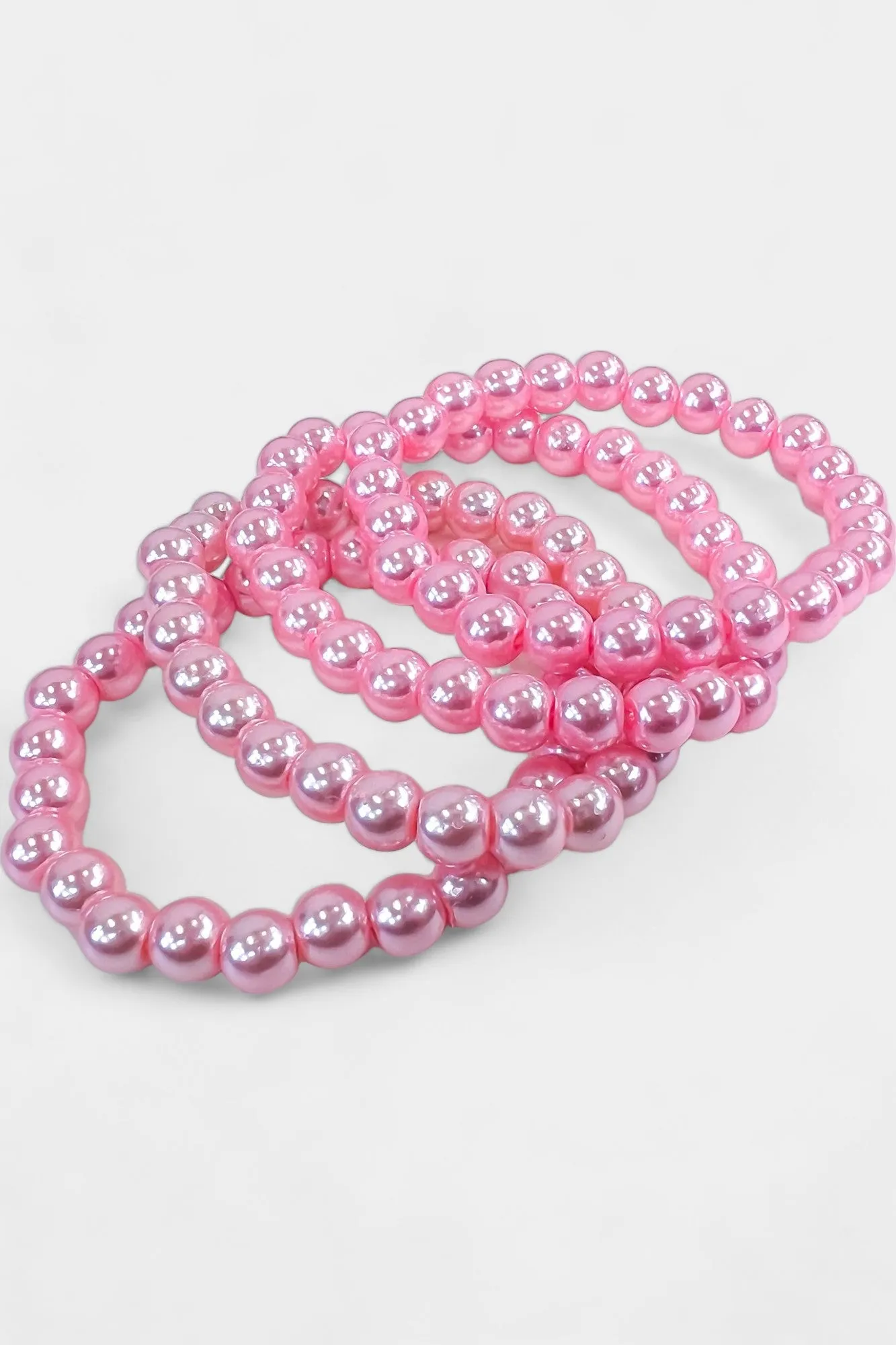 Pink Pearl Stretch Bracelets sold by ZZs product image thumbnail 4