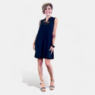 Black Lizzy Tank Dress sold by ZZs