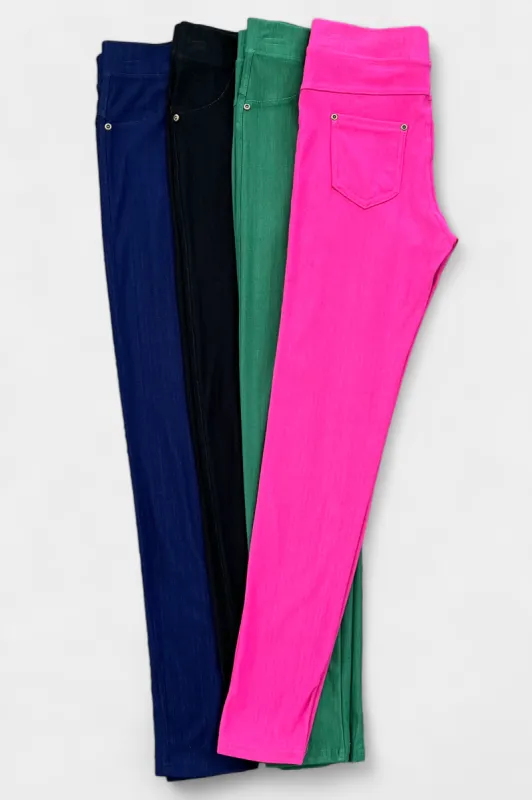 Denim Ankle Leggings sold by ZZs