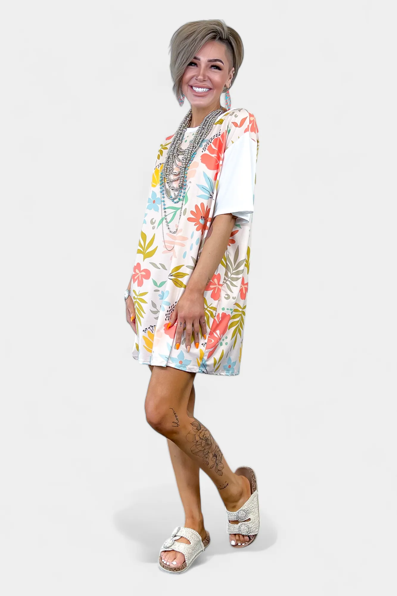 Beige Knit Slip On Sandals sold by ZZs product image thumbnail 3