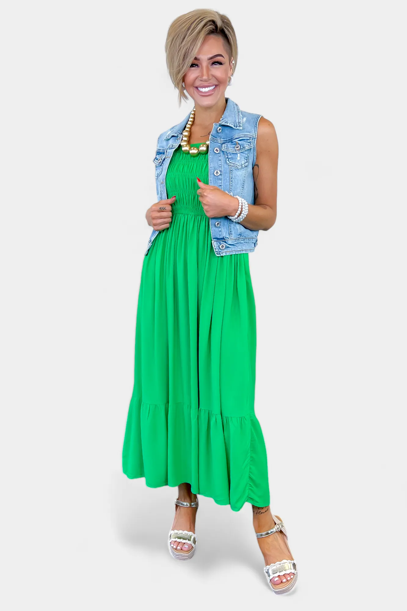 Gold Platform Wedge Sandals sold by ZZs product image thumbnail 2