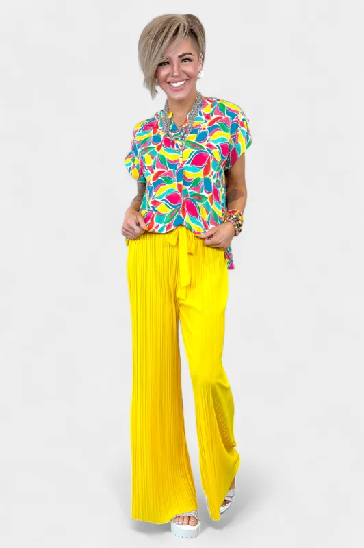 Emerald Multi Lizzy Short Sleeve Top [NO RETURNS] sold by ZZs