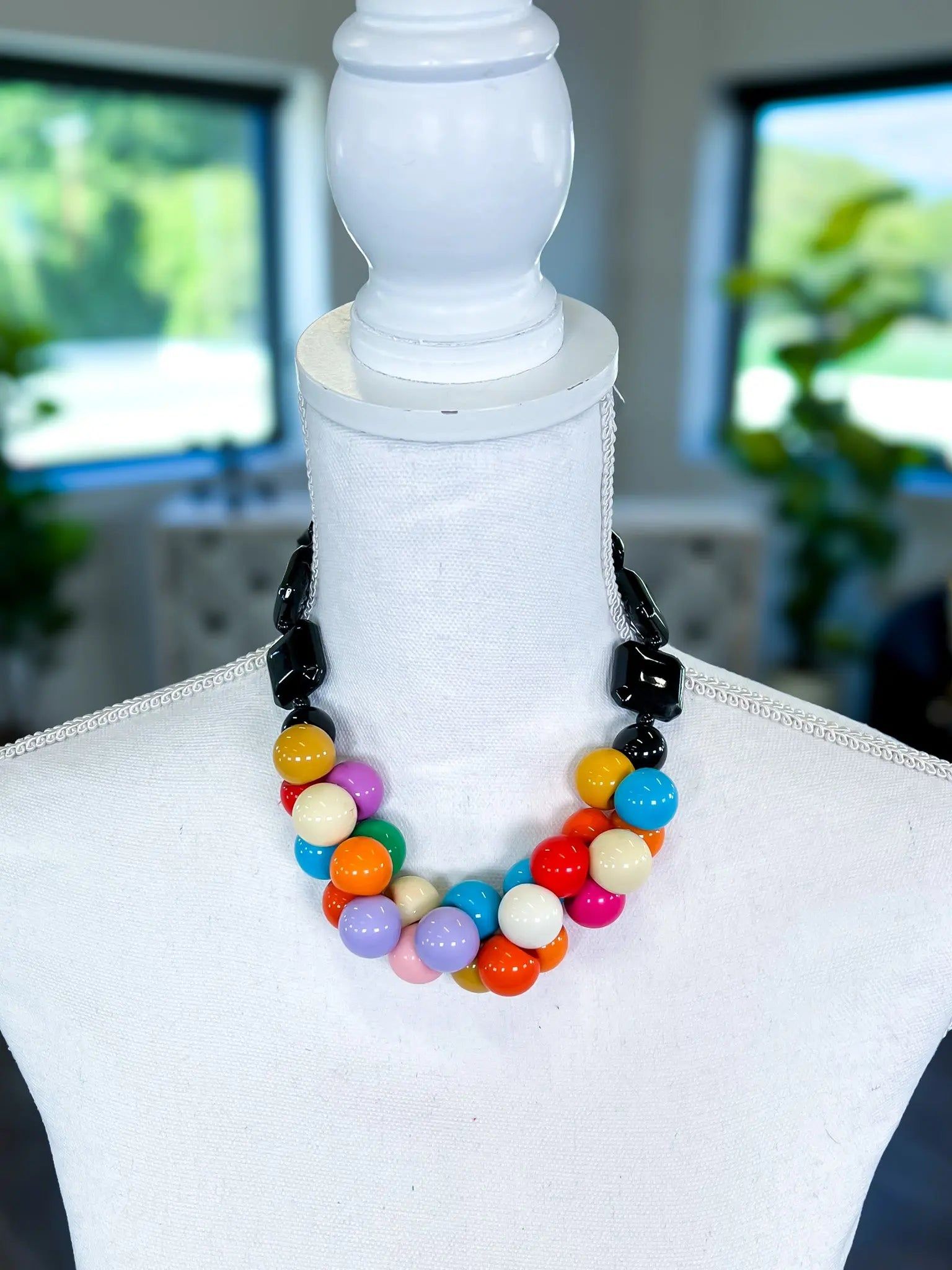 Resin Ball Necklace | Multi sold by ZZs product image thumbnail 5