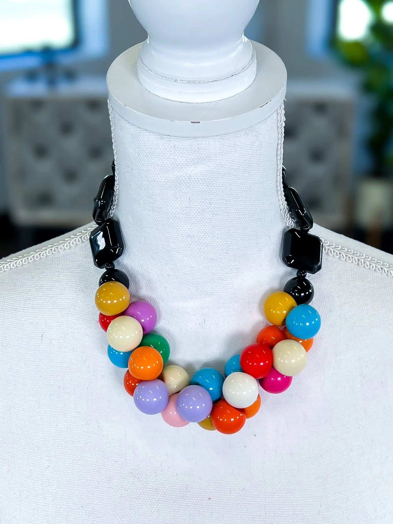 Resin Ball Necklace | Multi sold by ZZs product image thumbnail 2