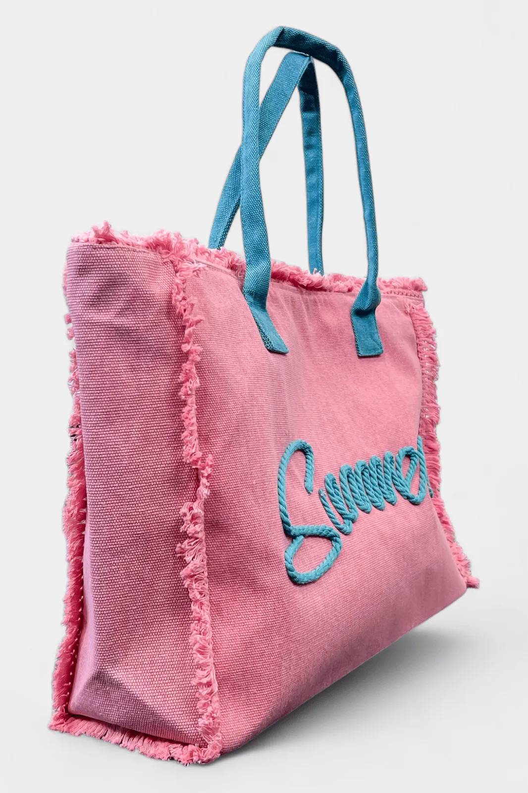 Pink Summer Fringe Canvas Bag sold by ZZs product image thumbnail 3